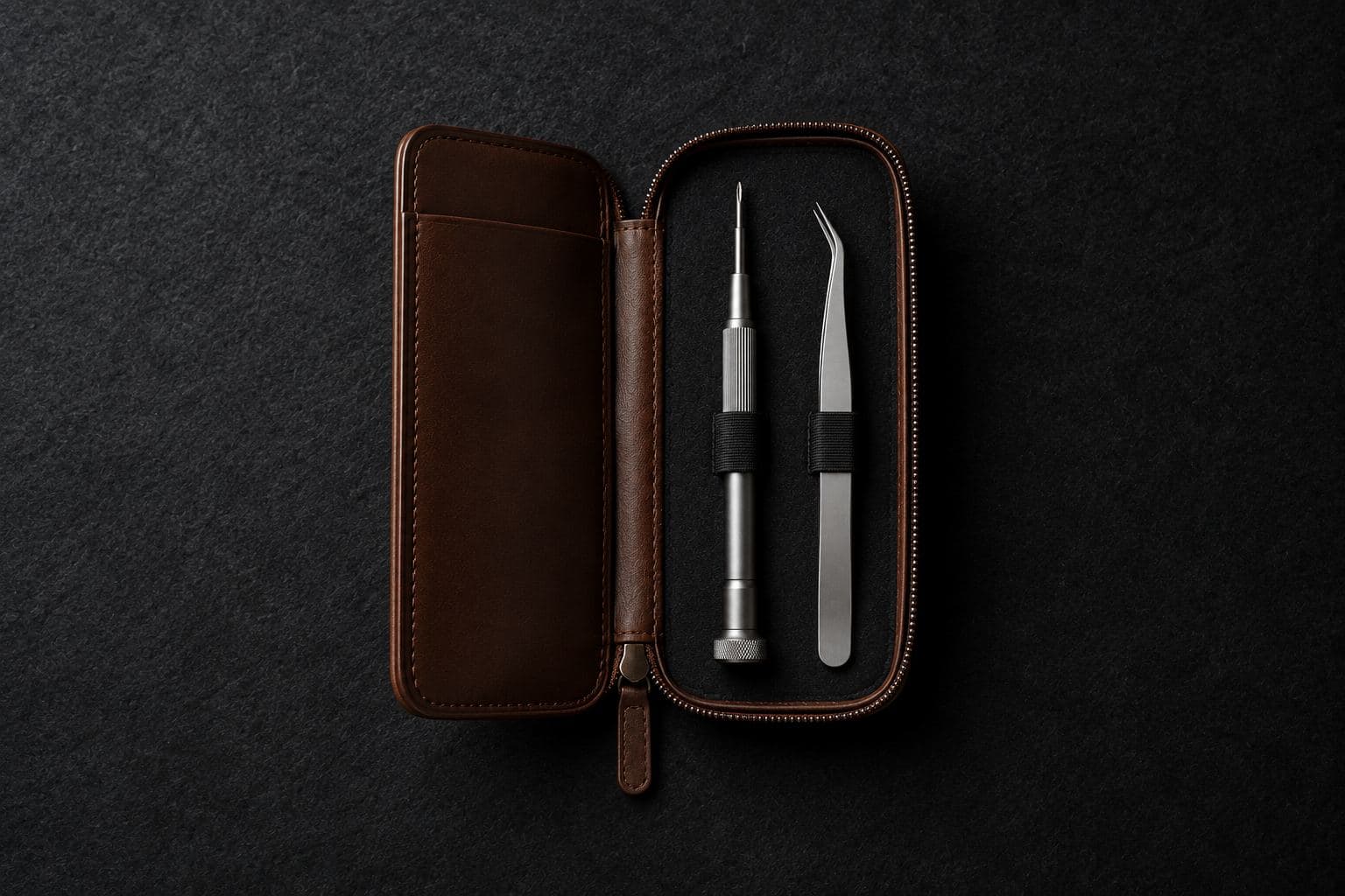 A case holding just two tools.